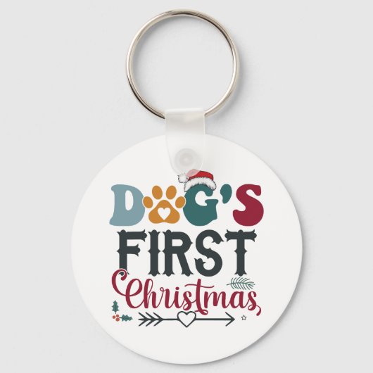 Porte-clés Le premier Noël du chien (Recto)