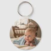 Porte-clés Le premier vœu de Noël de bébé (Recto)