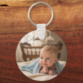 Porte-clés Le premier vœu de Noël de bébé (Recto)