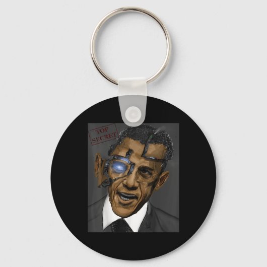 Porte-clés Le président Barack Obama - Robot Cool du mal (Recto)