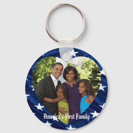 Porte-clés Le président Obama garde le premier Porte - clé de (Recto)