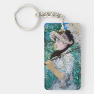 Porte-clés Le Printemps Édouard Manet Peinture impressionnist