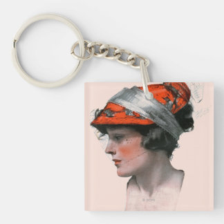 Porte-clés Le profil de la femme