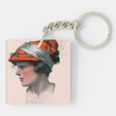 Porte-clés Le profil de la femme (Dos)