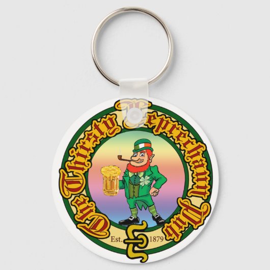 Porte-clés Le pub de la soif Leprechaun (Recto)