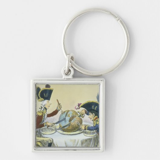Porte-clés Le pudding de prune en danger, 1805 (Devant)