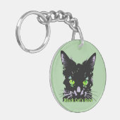 Porte-clés Le Regard du Chat Noir (Devant gauche)