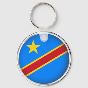 Porte-clés Le République démocratique du Congo rond