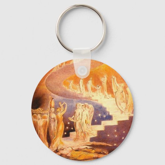 Porte-clés Le rêve de Jacob Par William Blake (Recto)