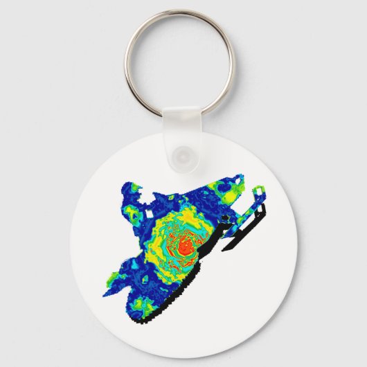 PORTE-CLÉS LE RÊVE DE LA NEIGE (Recto)