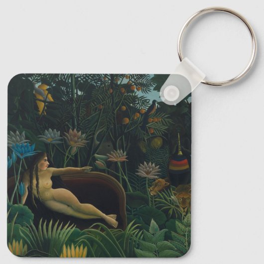 Porte-clés Le Rêve (Le Rêve Exotique) de Henri Rousseau (Dos)