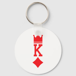 Porte-clés Le Roi Des Diamants Jouer Carte Costume Halloween