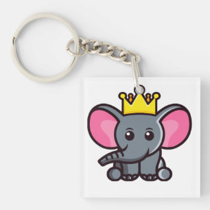 Porte-clés Le roi éléphant
