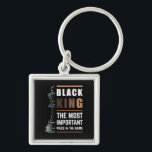Porte-clés Le Roi Noir La Pièce La Plus Importante Du Jeu<br><div class="desc">Pour les rois noirs qui aiment jouer aux échecs. La Vie Noire Est Importante. Qu'il s'agisse du Mois de l'histoire des Noirs ou non, un mois ne peut pas tenir notre histoire. L'Afrique est dans notre ADN. Portez vos vêtements de mélanine afro-américains pour les hommes et les garçons avec fierté....</div>