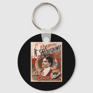 Porte-clés Le Roi Of Cards de Harry Houdini