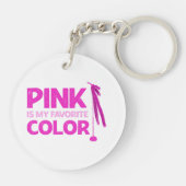 Porte-clés Le Rose Est Ma Couleur Préférée (Dos)