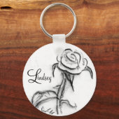 Porte-clés Le rose Lindsey (Recto)