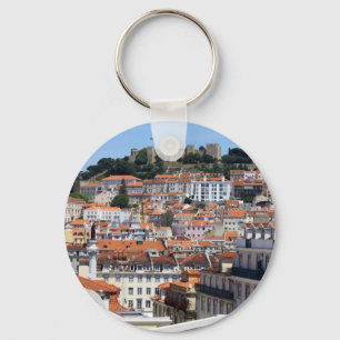 Porte-clés Le Rossio et la Colline du Château, Lisbonne, le