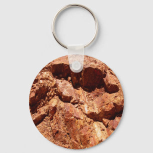 Porte-clés Le rouge bascule le porte - clé de géologie