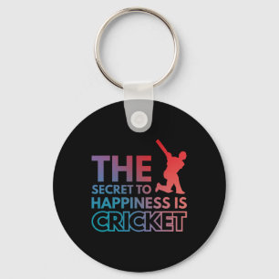 Porte-clés Le secret du bonheur est le cricket