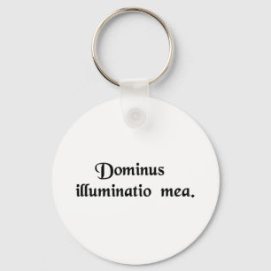 Porte-clés Le Seigneur est ma lumière