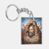 Porte-clés Le Seigneur Est Mon Rocher (Devant gauche)