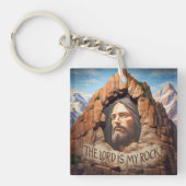 Porte-clés Le Seigneur Est Mon Rocher (Devant)