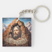 Porte-clés Le Seigneur Est Mon Rocher (Dos)
