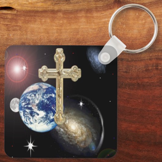 Porte-clés Le Seigneur est mon rocher (Verso)