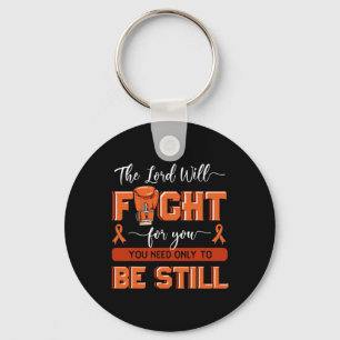 Porte-clés Le Seigneur Luttera Pour Vous Leucémie Sensibilisa