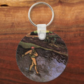 Porte-clés Le semeur : les environs d'Arles par Vincent van G (Recto)