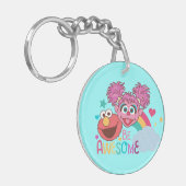 Porte-clés Le Sesame Street | Elmo et Abby - soyez (Devant gauche)