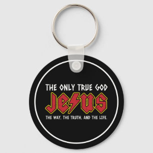 Porte-clés Le seul vrai Dieu est Jésus Christ