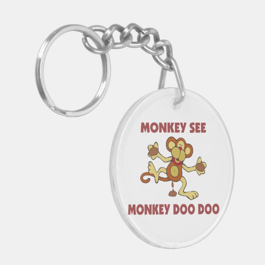 Porte-clés Le singe voient le singe Doo Doo (Devant gauche)