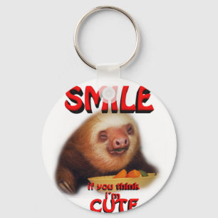 Porte-clés le sourire si vous me pensez suis mignon