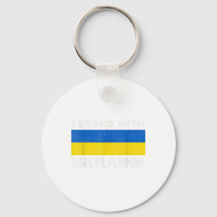 Porte-clés Le Soutien De L'Ukraine Je Prends Position Avec L'