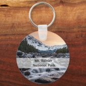 Porte-clés Le souvenir du parc national du Mont-Rainier (Recto)
