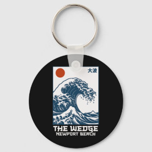 Porte-clés Le spot de surf The Wedge Newport Beach Surfant Gr