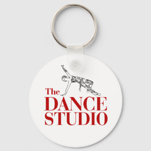Porte-clés Le studio de danse, porte - clé de jazz