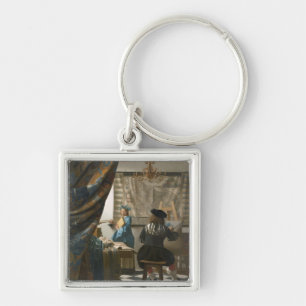 Porte-clés Le studio de l'artiste, c.1665-66 (huile sur la