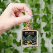 Porte-clés Le succès est la meilleure revanche (main)