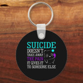 Porte-clés Le suicide ne supprime pas la prise de conscience  (Recto)