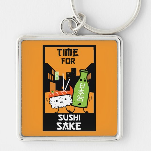 Porte-clés Le Sushi Et Le Sake (Devant)