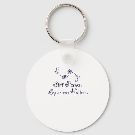 Porte-clés Le syndrome des personnes rigides compte (Recto)