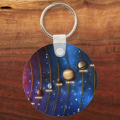 Porte-clés Le système solaire (Recto)