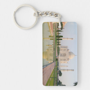 Porte-clés Le Taj Mahal paisible et calme au lever du soleil,