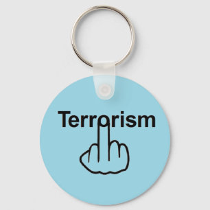 Porte-clés Le terrorisme porte - clé en marche