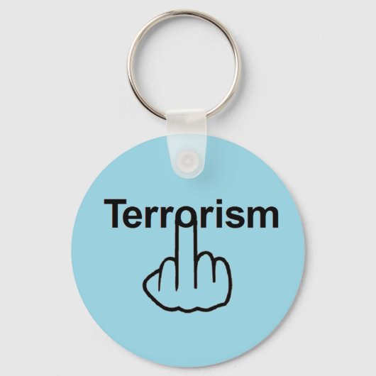 Porte-clés Le terrorisme porte - clé en marche (Recto)