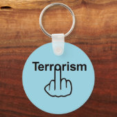 Porte-clés Le terrorisme porte - clé en marche (Recto)