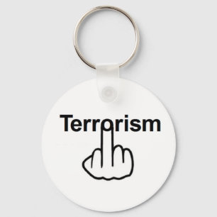 Porte-clés Le terrorisme porte - clé en marche